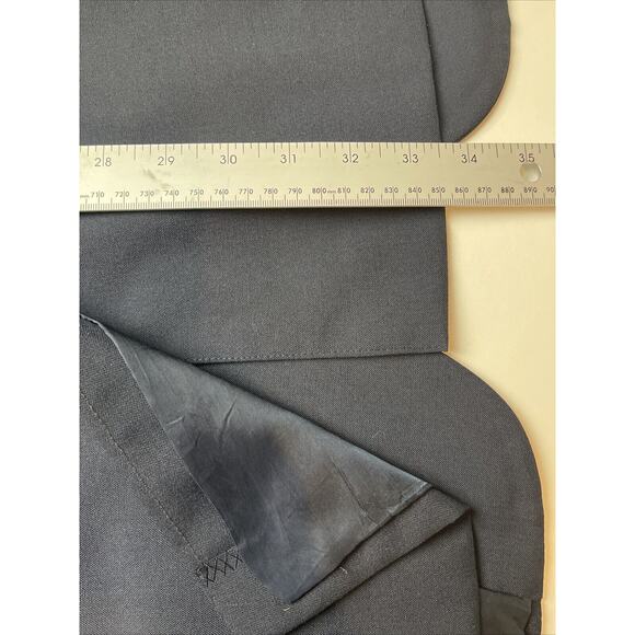 Tom James-Navy Blue Blazer-45R - Picture 8 of 10